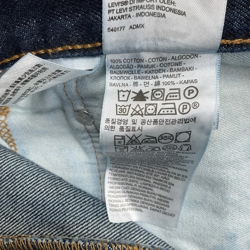 Levis 517 Bootcut Jeans‎ Mens 42W34L Indigo Blue 00517-0216 Big & Tall Denim